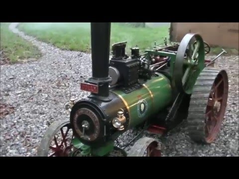 Steaming A 4" Foster Traction Engine