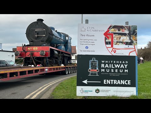 The Return of the RPSI’s (No.85) ‘Merlin’ to Whitehead