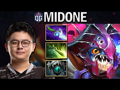 OG.MIDONE SLARK WITH 18 KILLS - DOTA 2 7.28 GAMEPLAY