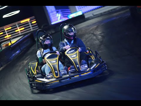 Покатал Девушку на Двухместном Карте в Sky Karting