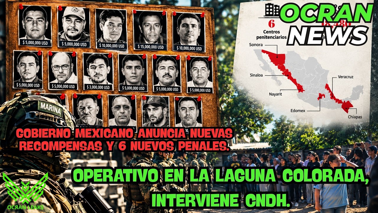 Gran operativo en la Laguna Colorada! // Gob. Federal anuncia MAS Recompensas y MAS Prisiones.