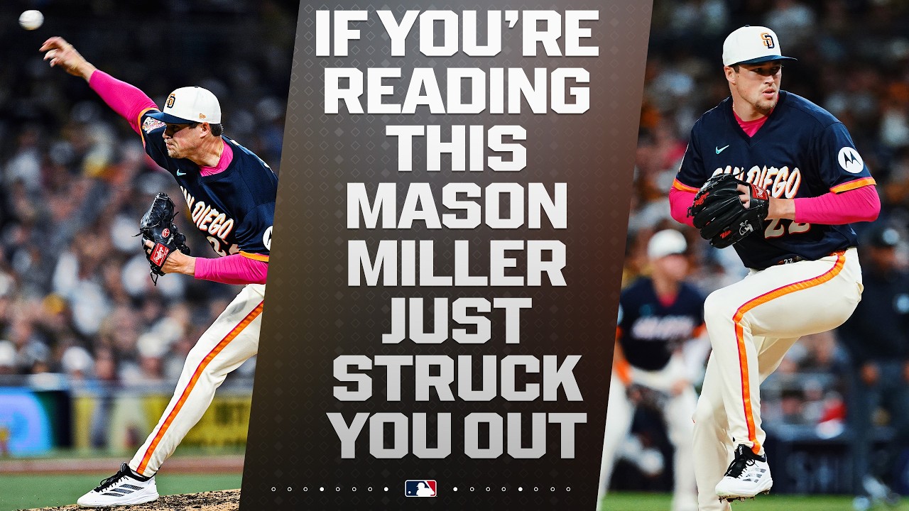 Mason Miller is UNHITTABLE! 😳 Strikes out the side AGAIN! 😮‍💨 (19 Ks in 24 batters faced in 2026!)