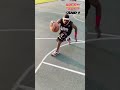The time traveler shows off his And-1 streetball tricks.