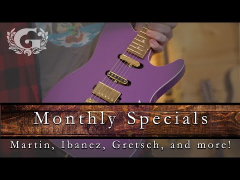 The Guitarshop 'Monthly Specials' - Martin Brooke Ligertwood And More!
