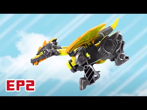 Dino Transformations! | Episode 2 | NEW stop motion | Kids Cartoon | Transformers Junior