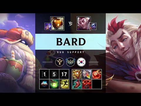 Bard Support vs Rakan - KR Challenger Patch 25.15