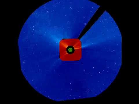 Mars and the Sun viewed by SOHO