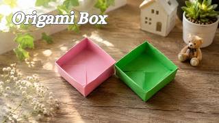 BOX 🎁 | Easy Origami Tutorial | Step-by-Step Paper Folding