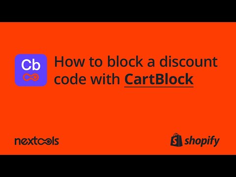 How to Block a Discount Code with CartBlock