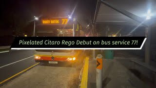 Rego Debut: SG1691L On 77 | Tower Transit Pixelated Mercedes Benz Citaro | Bus Joyrides Episode 44