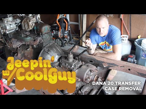 Jeep CJ7 Dana 20 Transfer Case Removal