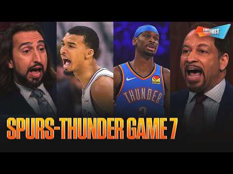 Spurs & Wemby ‘ONLY HAVE TITLE IN SIGHTS’ forcing Game 7, Surprised they blew out the Thunder? | FTF