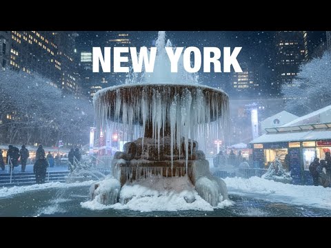 New York City LIVE FROZEN 🥶 Manhattan Before NYC Biggest Snowstorm 2026 (January 24, 2026)