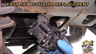 How To Replace A Four Wheel Drive Actuator