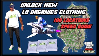 How to Unlock LD Organics Clothing RARE+EXCLUSIVE (ALL 100 Locations) Speed Guide MK2 in GTA Online