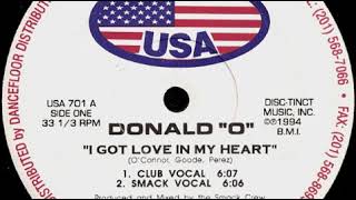 Donald O - I Got Love In My Heart (Smack Vocal Mix)