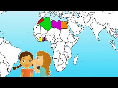 Africa Geography memorization song