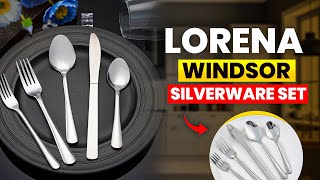 SHOP LORENA WINDSOR SILVERWARE SET |  LONG LASTING STAINLESS STEEL UTENSILS | THE DYNAMIC FAMILY