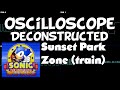 Sonic Triple Trouble Sunset Park Train Oscilloscope Deconstruction