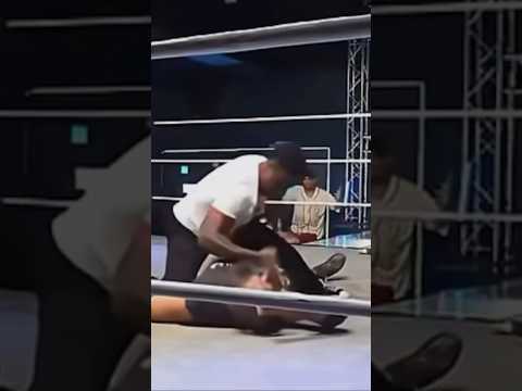 Rampage Jackson’s Son Raja Assaults a Wrestler In the ring