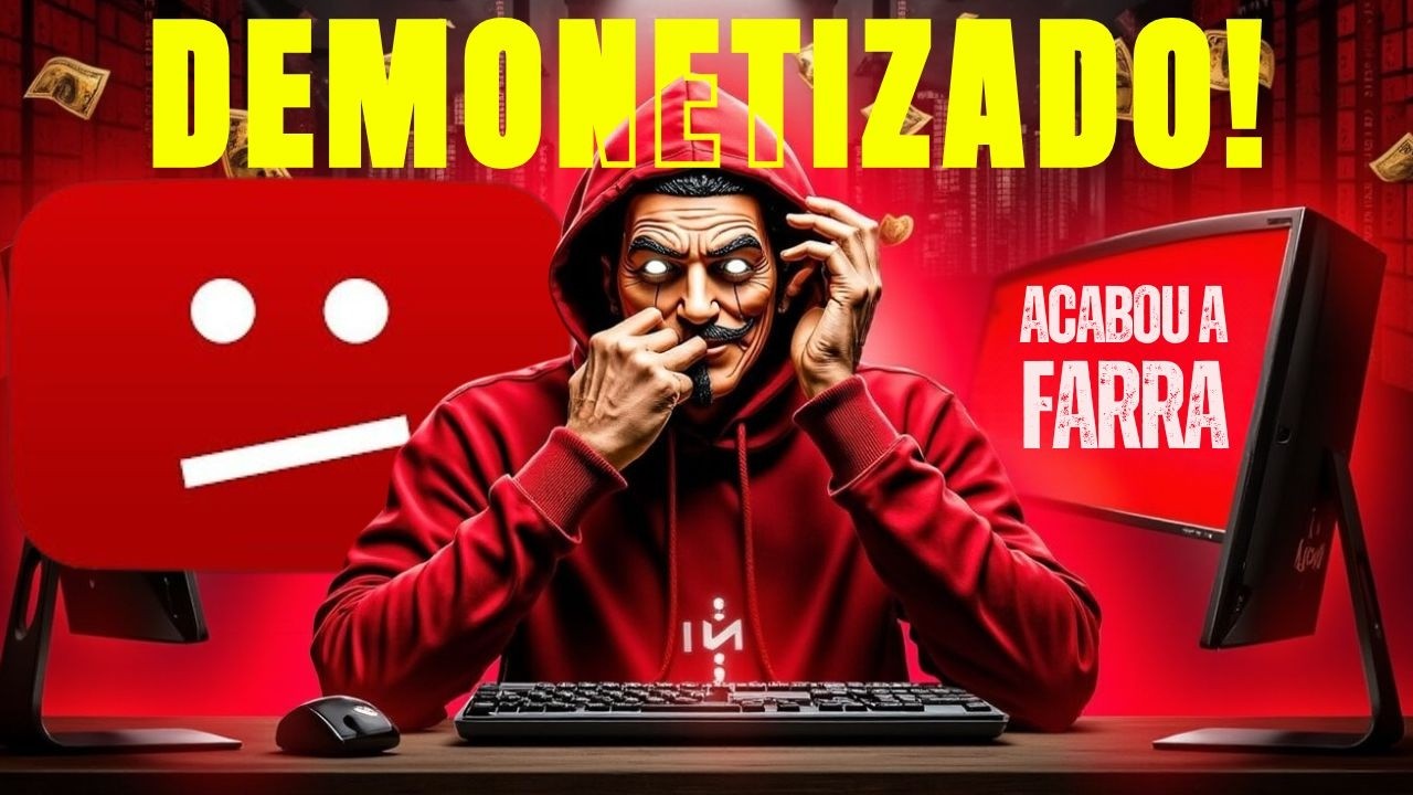 ACABOU A FARRA DOS CANAIS DARK! YOUTUBE APERTA O CERCO CONTRA CÓPIAS É O FIM DA MONETIZAÇÃO?!
