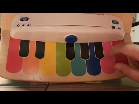 Playing the 8 melodies from EarthBound on a baby piano