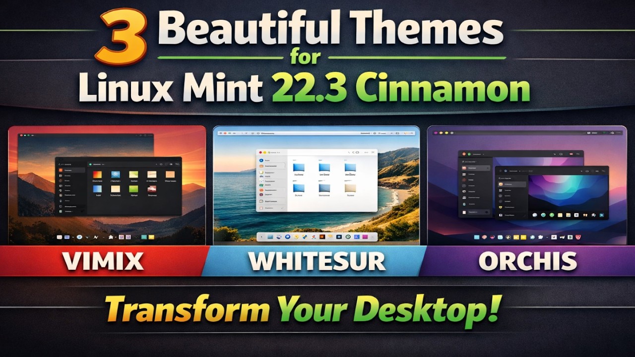 3 Stunning Themes for Linux Mint 22.3 Cinnamon That Completely Transform Your Desktop