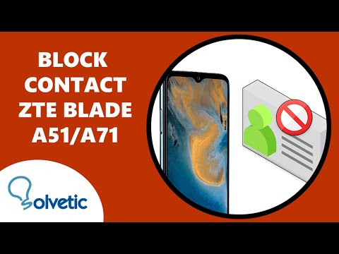 ❌ How to BLOCK a CONTACT on ZTE Blade A51 and A71 ✔️ Set up ZTE Blade A51 y A71