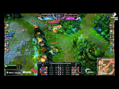 OGN LOL Champions Spring 2013 :: Round of 12 :: CJ Blaze vs. SKT T1 #2 (English)