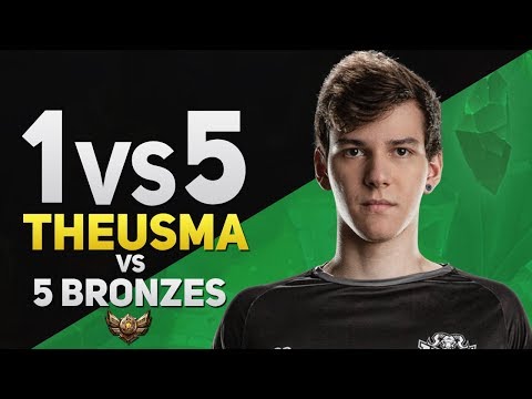 1vs5 - THEUSMA vs 5 BRONZES!