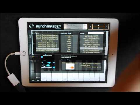 SynthMaster Player, Historic Synth Giants Volume 4, iPad Demo