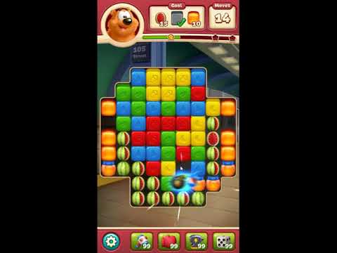 Toon Blast Level 4889 - NO BOOSTERS 🐻🐺🐱 | SKILLGAMING ✔️