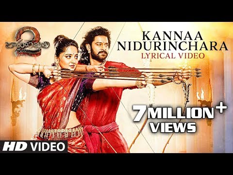 Baahubali 2 Songs Telugu | Kanna Nidurinchara Full Song With Lyrics | Prabhas,Anushka|Bahubali Songs