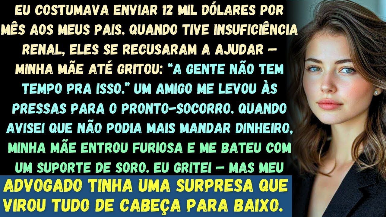 I was in the ICU due to kidney failure — my mother burst into the room and hit me with the IV pol...