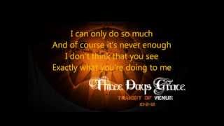 Three Days Grace - Give Me a Reason (With Lyrics)