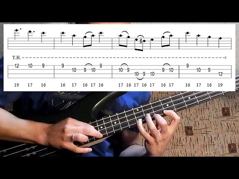 '(Anesthesia) Pulling Teeth' bass lesson (how to play OUTRO) + bass tab