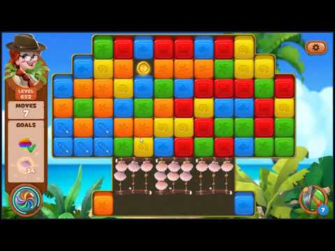 Lost Island Blast Adventure Level 652 - NO BOOSTERS 🏝️ | SKILLGAMING ✔️