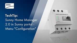 TechTip: Sunny Home Manager 2.0 in Sunny portal powered by ennexOS - M