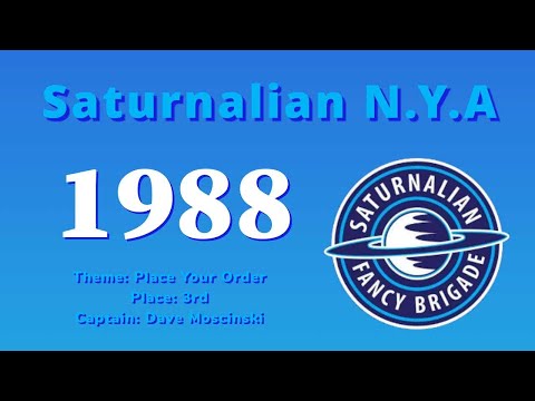 1988 Saturnalian Fancy Brigade - Place Your Order    3rd Place