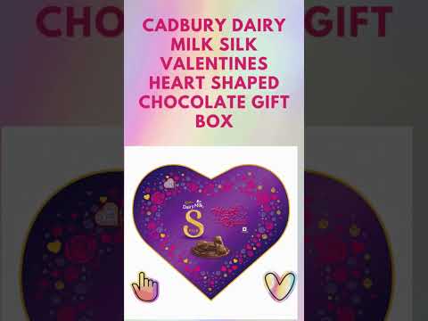 Cadbury Dairy Milk Silk Valentines Heart Shaped Chocolate Gift