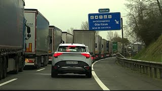Spanien sperrt Grenzübergang Biriatou für Lkw wegen französischer Bauernproteste