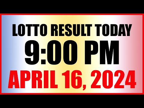 Lotto Result Today 9pm Draw April 16, 2024 Swertres Ez2 Pcso