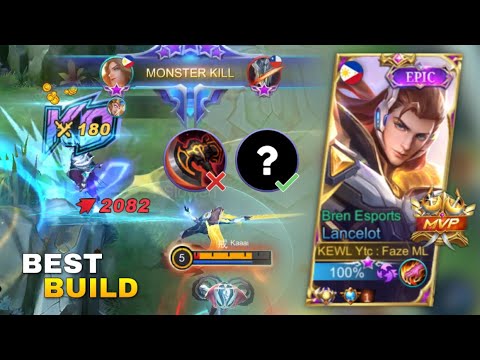 TOP GLOBAL LANCELOT BEST BUILD (PLEASE TRY) - MLBB