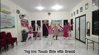 Download lagu SANGGAR KOSAGRHA CERIA//ESOK MALAM KAN KUJELANG Line Dance//Choreo: Juli Santoso Pikir (Joena) mp3