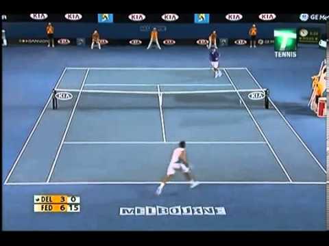 Australian Open 2009 - Quarterfinal - Roger Federer vs Juan Martin del Potro - Highlights