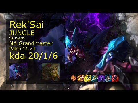 Rank 3 NA Rek'Sai: Jungle vs Ivern