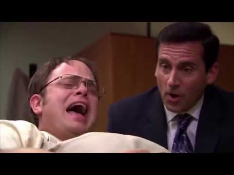 Dwight gives birth ft. Frank and Tobin