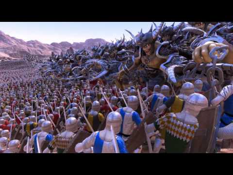 1.000 GIANT OGRES vs 60.000 FOOTMEN - Ultimate Epic Battle Simulator