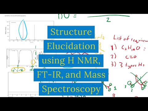Structure Elucidation using H NMR, FT IR, and Mass Spectroscopy