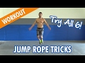 Jump Rope Tricks Workout - Try doing all 6 Variations!